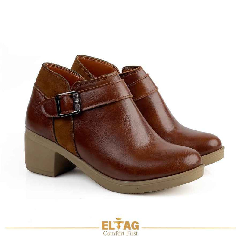 Leather heeled shoe - Code 316
