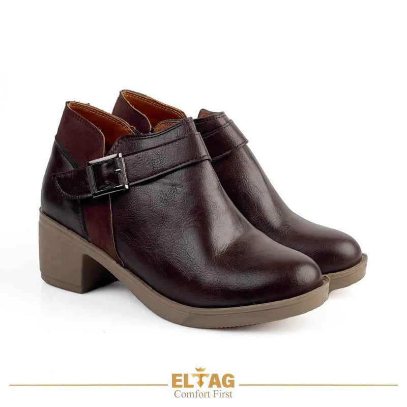 Leather heeled shoe - Code 316