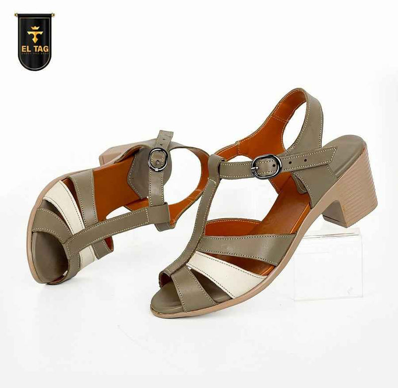 Genuine leather sandal - Code 3065