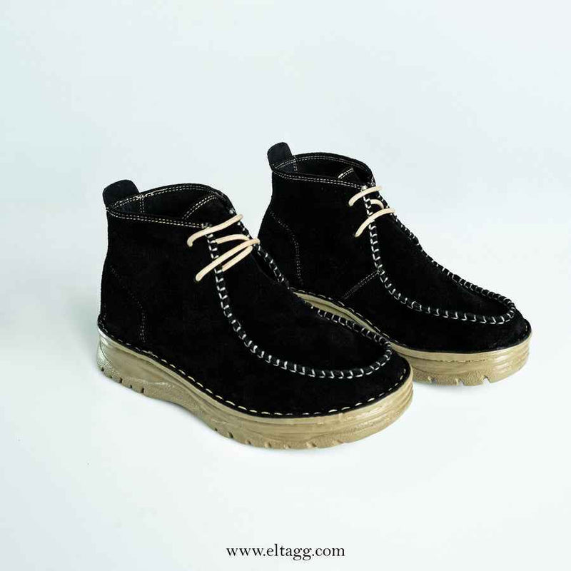 Genuine leather half-boots, code R13