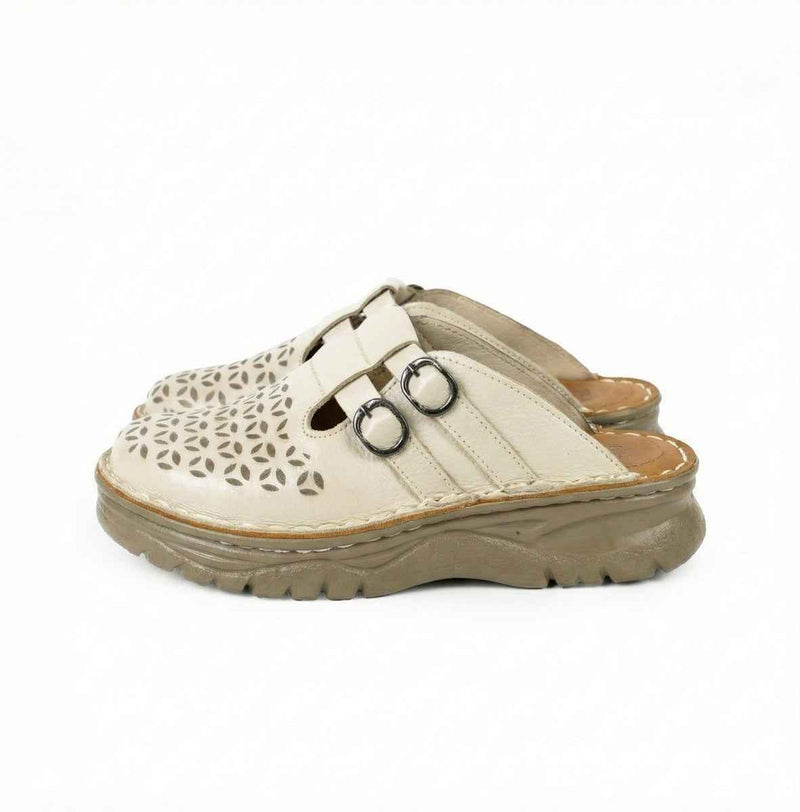 Natural Leather Clogs - Code 206