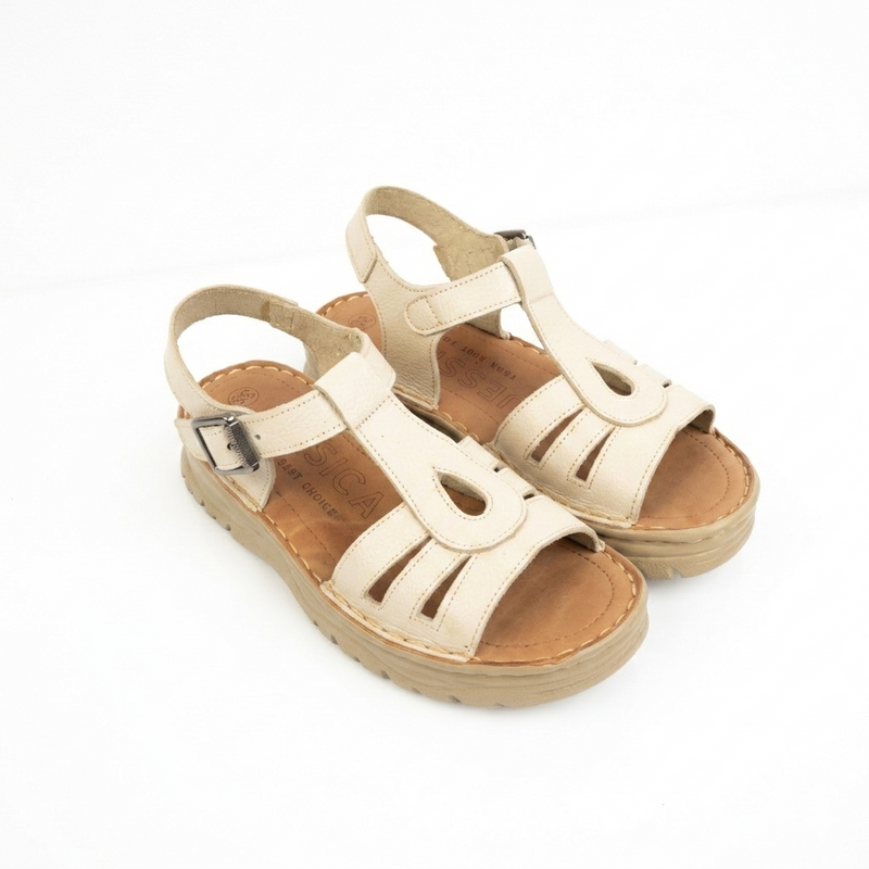 Natural leather clogs - Code 218