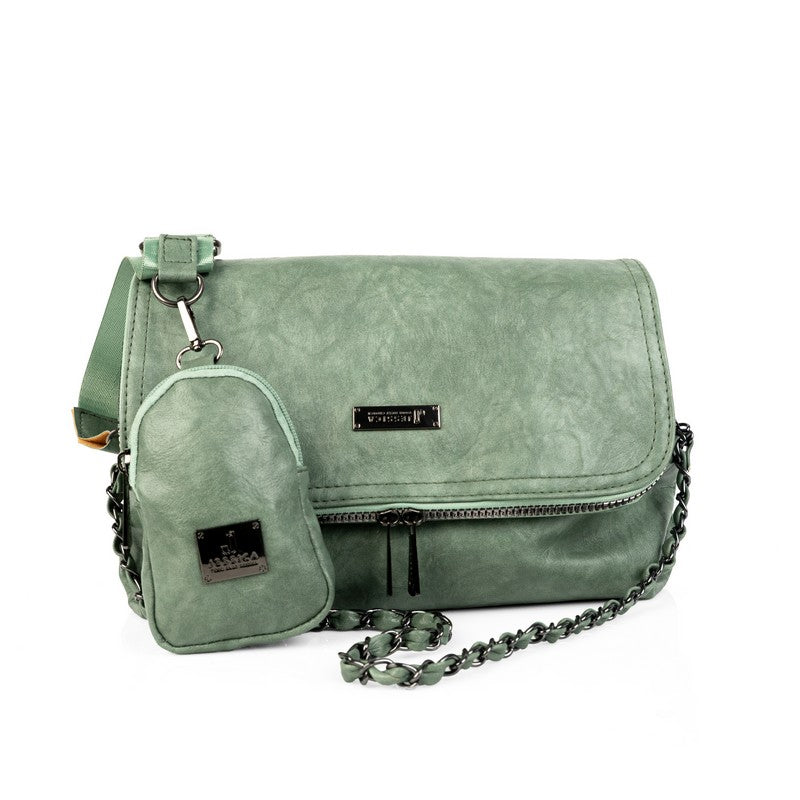 Women's Leather Crossbody Bag - Code S085