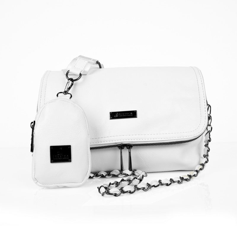 Women's Leather Crossbody Bag - Code S085