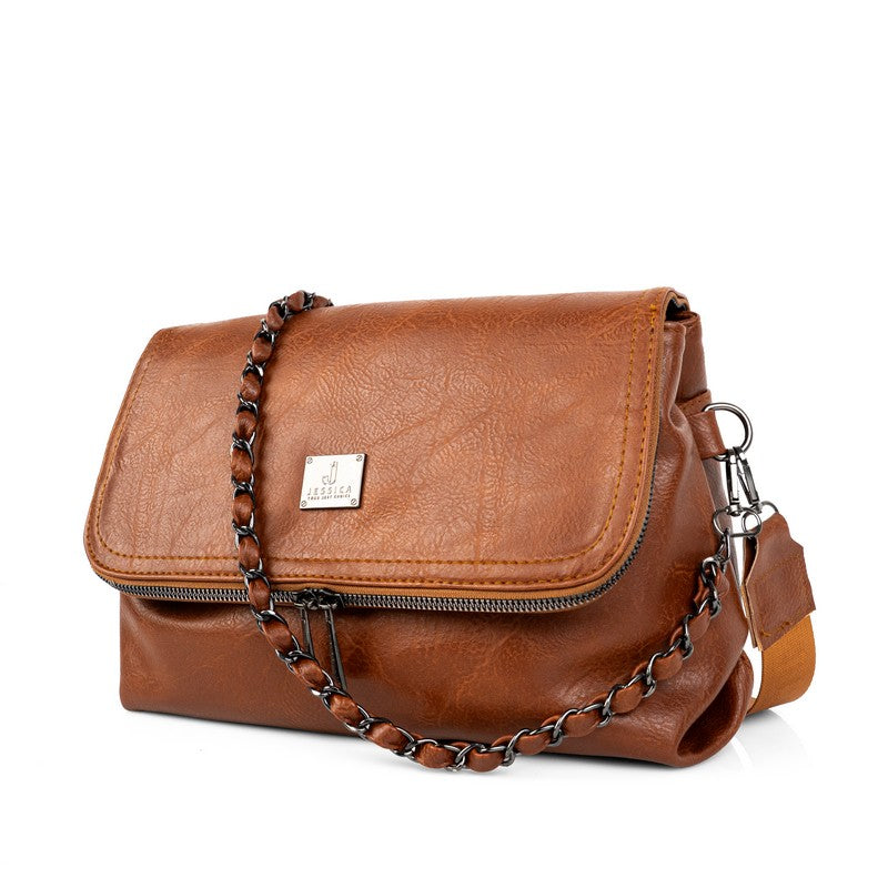 Women's Leather Crossbody Bag - Code S085