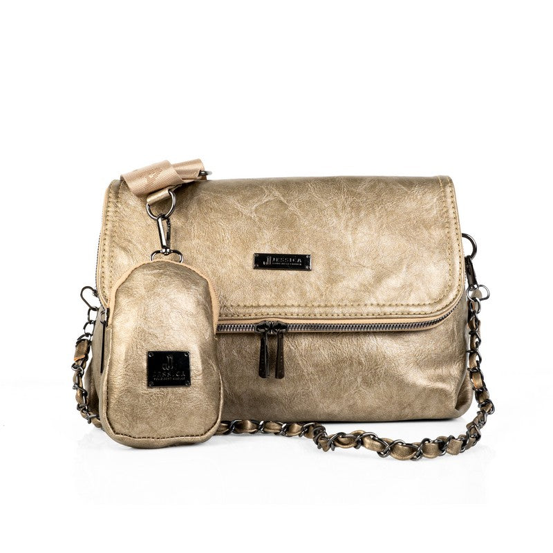 Women's Leather Crossbody Bag - Code S085