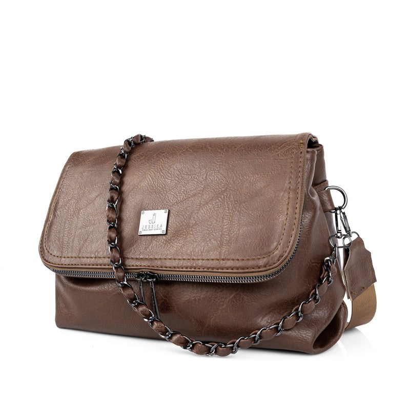 Women's Leather Crossbody Bag - Code S085