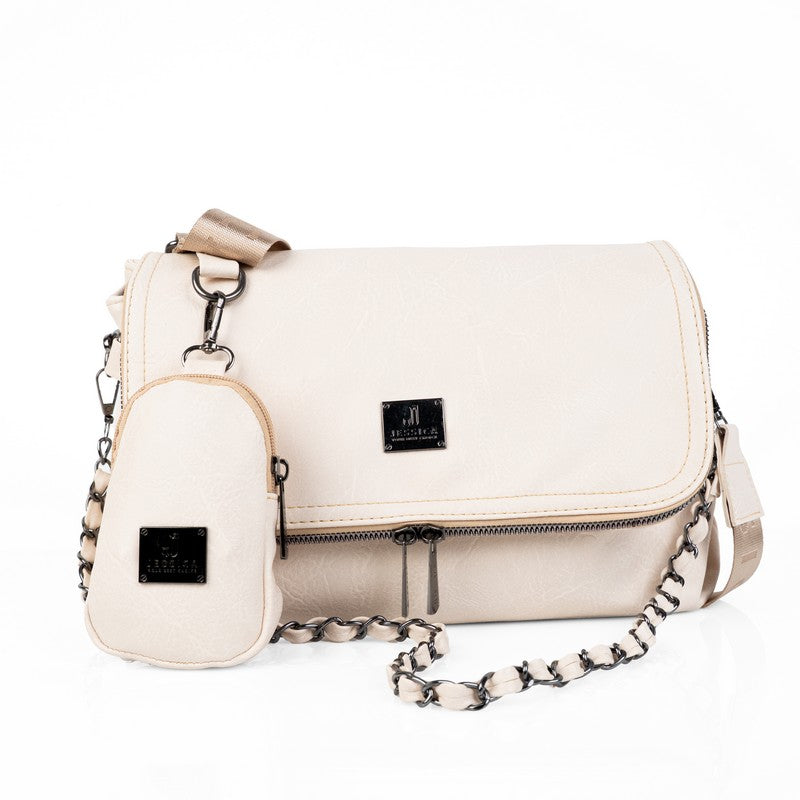 Women's Leather Crossbody Bag - Code S085