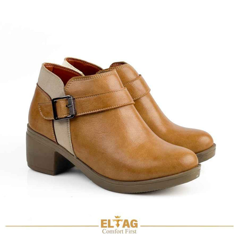 Leather heeled shoe - Code 316