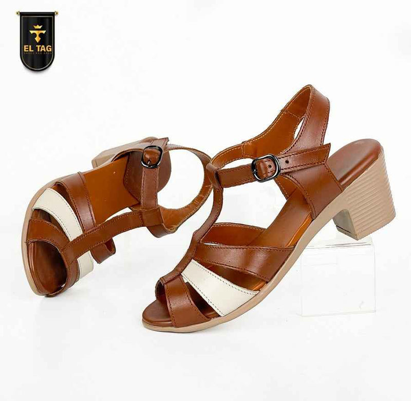 Genuine leather sandal - Code 3065