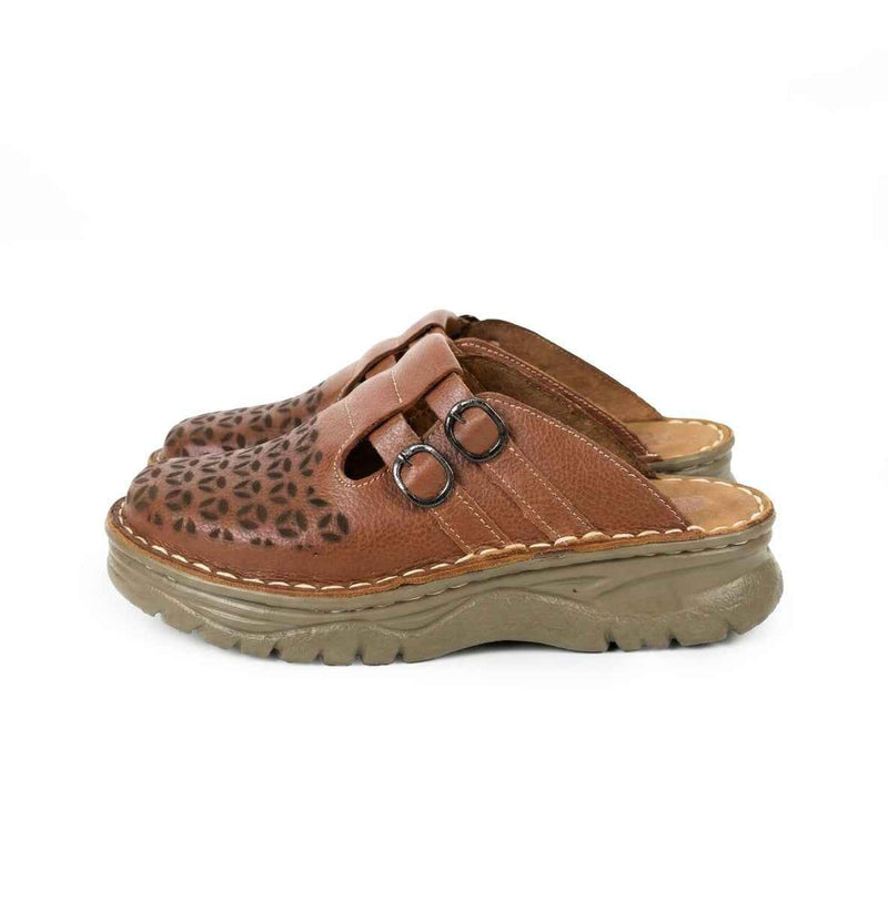 Natural Leather Clogs - Code 206