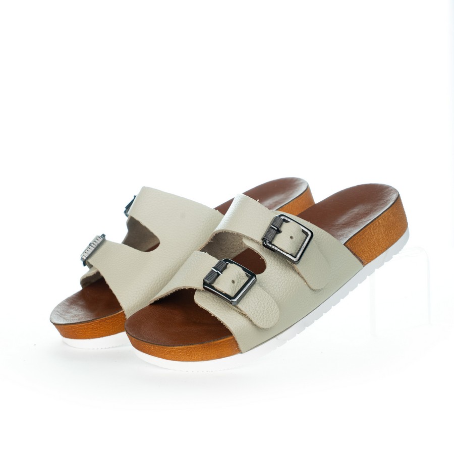 True ? سليبر حريمي جلد طبيعي 100% : 100% genuine leather women's slippers