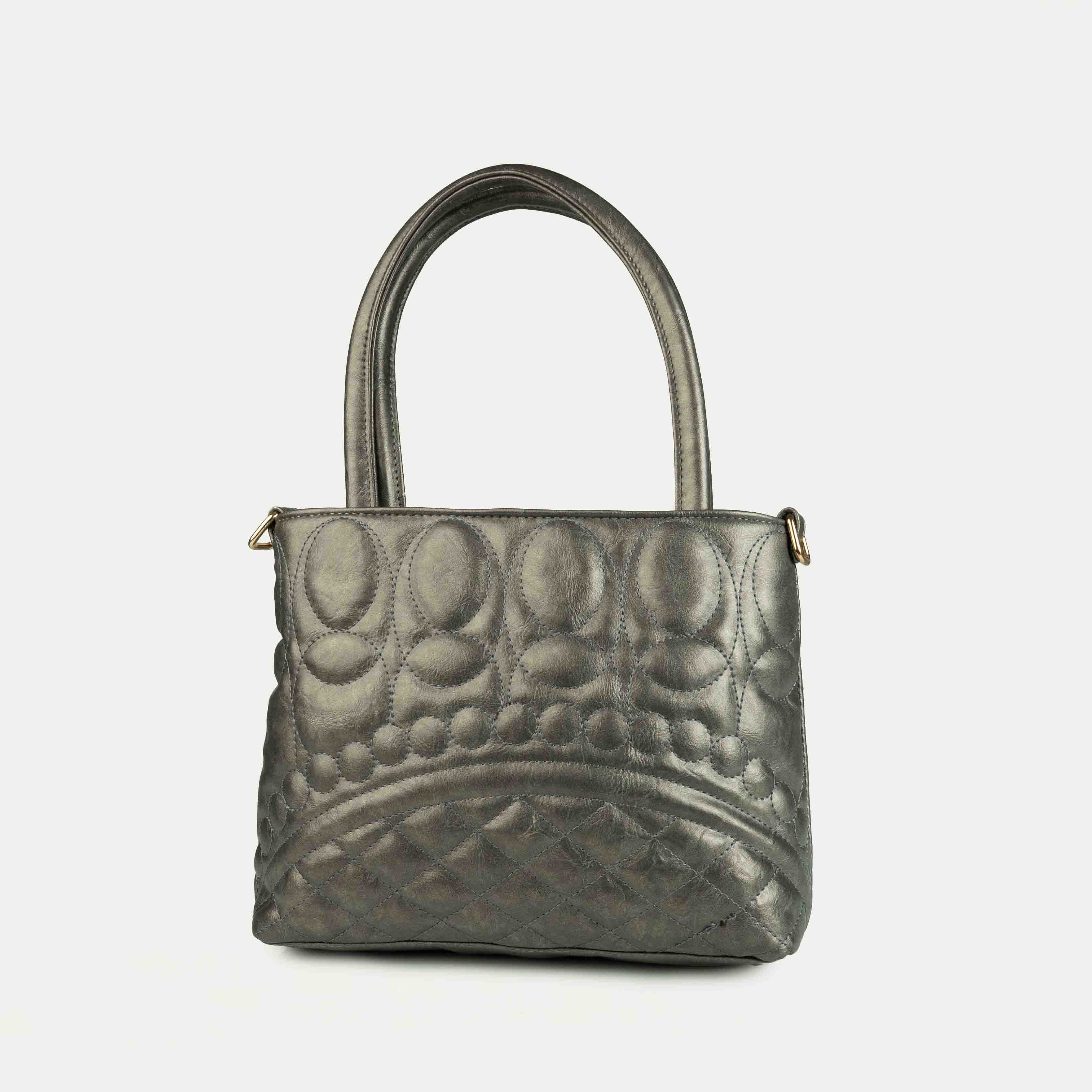 شنطة حريمي جلد إيطالي مستورد لون أوكسيد تُحمل هاند أو كروس بمقاس 25×30 سم